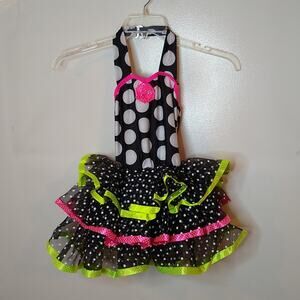 Revolution girls size medium fluffy dance dress